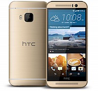 HTC One M9 Amber Gold Front And Back pictures