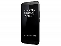 Alcatel OneTouch Hero 2 Plus Black Front And Side pictures