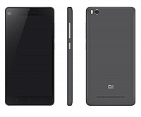 Xiaomi Mi 4i Black Front,Back And Side pictures