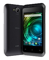 Lava Iris 349 Sleek Black Front,Back And Side pictures