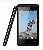 Lava Iris 100 Lite Black Front And Side pictures