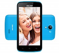 Celkon Millennia Q519 Sky Blue Front And Back pictures