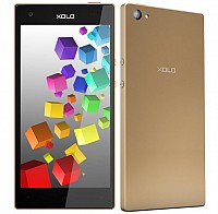 Xolo Cube 5.0 Gold Front,Back And Side pictures