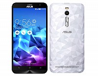 Asus ZenFone 2 Deluxe White Front And Back pictures