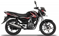Bajaj Discover 100 m Midnight Black and Red pictures