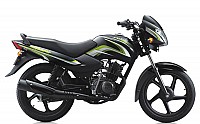 TVS Sport Electric Start Black Green pictures