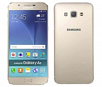 Samsung Galaxy A8 Gold Front and Back pictures