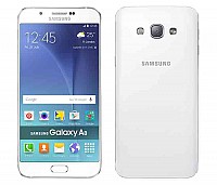 Samsung Galaxy A8 White Front and Back pictures