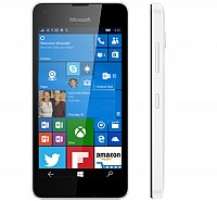 Microsoft Lumia 550 White Front And Side pictures