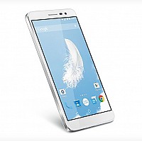 Lava Iris Fuel F1 White Front And Side pictures