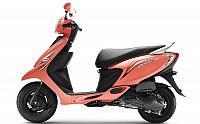 TVS Scooty Zest Pearl Peach pictures