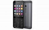 Nokia 230 Dual SIM Glossy Black Front,Back And Side pictures