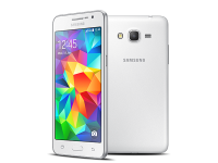Samsung Galaxy Grand Prime White Front and Back pictures