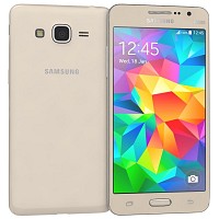 Samsung Galaxy Grand Prime Gold Front and Back pictures