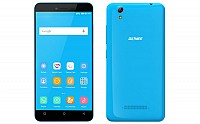 Gionee Pioneer P5L (2016) Blue Front And Back pictures