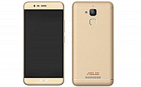 Asus Zenfone Pegasus 3 Gold Front And Back pictures