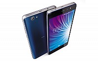 Lava X50 Blue-Silver Front,Back And Side pictures