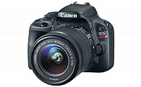 Canon EOS SL1 DSLR Front And Side pictures