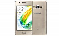 Samsung Z2 Gold Front and Back pictures