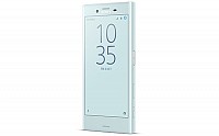 Sony Xperia X Compact Mist Blue Front and Side pictures
