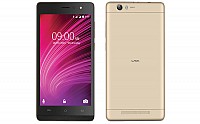 Lava A97 Black-Gold Front And Back pictures