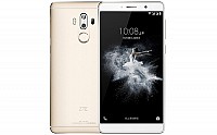 ZTE Axon 7 Max Gold Front And Back pictures