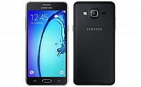 Samsung Galaxy On7 Black Front And Back pictures