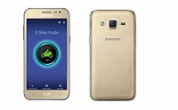 Samsung Galaxy J2 Gold Front And Back pictures