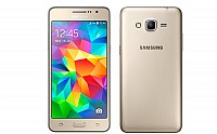 Samsung Galaxy Grand Prime 4G Gold Front And Back pictures