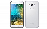 Samsung Galaxy E7 White Front And Back pictures