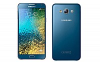 Samsung Galaxy E7 Blue Front And Back pictures