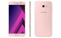 Samsung Galaxy A7 (2017) Peach Cloud Front,Back And Side pictures