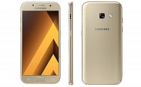 Samsung Galaxy A3 (2017) Gold Sand Front,Back And Side pictures