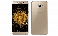 Samsung Galaxy A9 Pro Champagne Gold Front And Back pictures