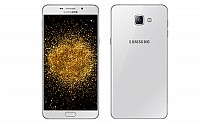Samsung Galaxy A9 Pro Pearl White Front And Back pictures