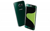 Samsung Galaxy S6 Edge Green Emerald Front,Back And Side pictures