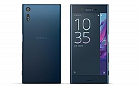 Sony Xperia XZ Forest Blue Front And Back pictures