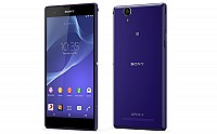 Sony Xperia T2 Ultra Dual Purple Front,Back And Side pictures
