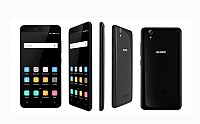 Gionee P5L LTE Black Front,Back And Side pictures