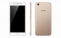 Vivo V5 Plus Gold Front,Back And Side pictures