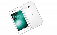 Lava A55 White Front And Back pictures
