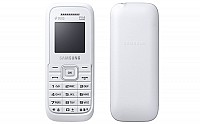 Samsung Guru FM Plus White Front And Back pictures