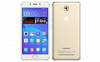 Gionee F5 Gold Front And Back pictures