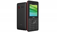 Lava 4G Connect M1 Black-Red Front,Back And Side pictures