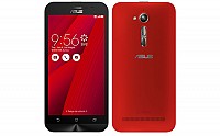 Asus ZenFone Go 5.0 LTE (ZB500KL) Red Front And Back pictures
