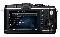 Olympus PEN E-P3 Back pictures