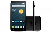 Alcatel One Touch Hero 2C Black Front,Back And Side pictures