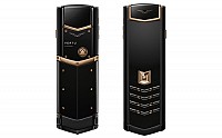 Vertu Signature Red Gold Ultimate Black Front And Back pictures