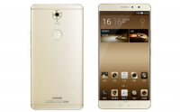 Gionee M6S Plus Gold Front And Back pictures