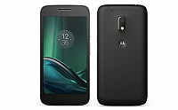 Motorola Moto G4 Play Black Froont and Back pictures